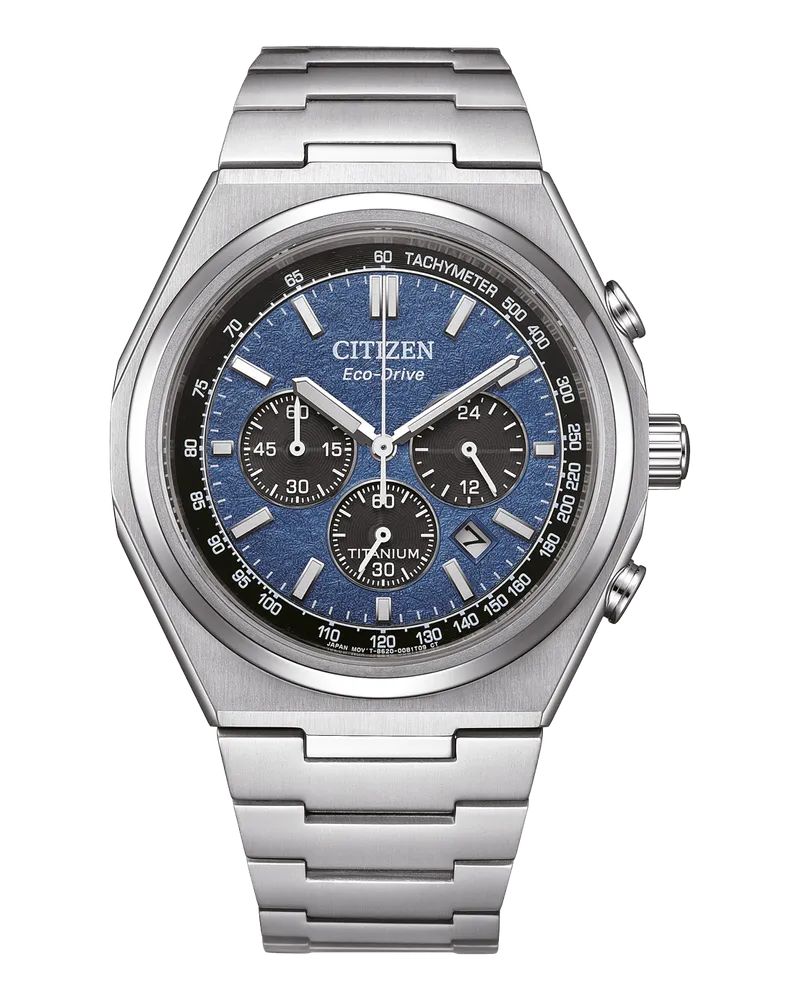 Citizen Eco-Drive Titanium Herrenuhr CA4610-85L Blau