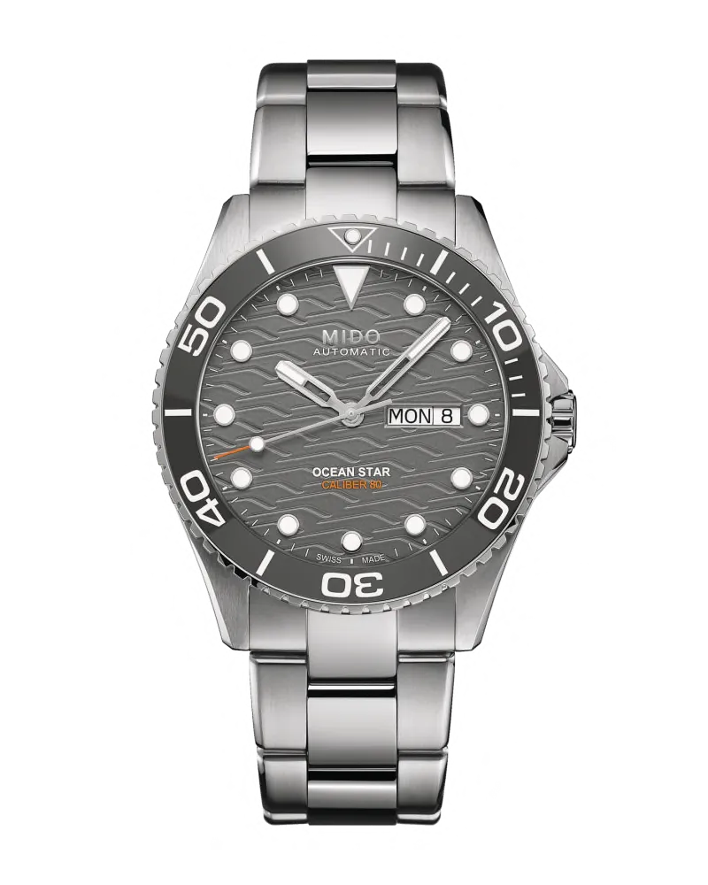 Mido Captain Ocean Star Herrenuhr M042.430.11.081.00 Grau