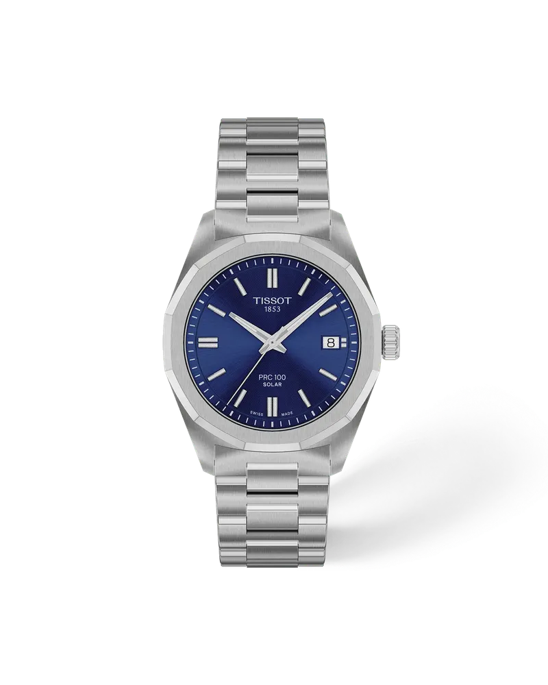 Tissot PRC 100 Solar 39mm Herrenuhr T151.822.11.041.00 Blau