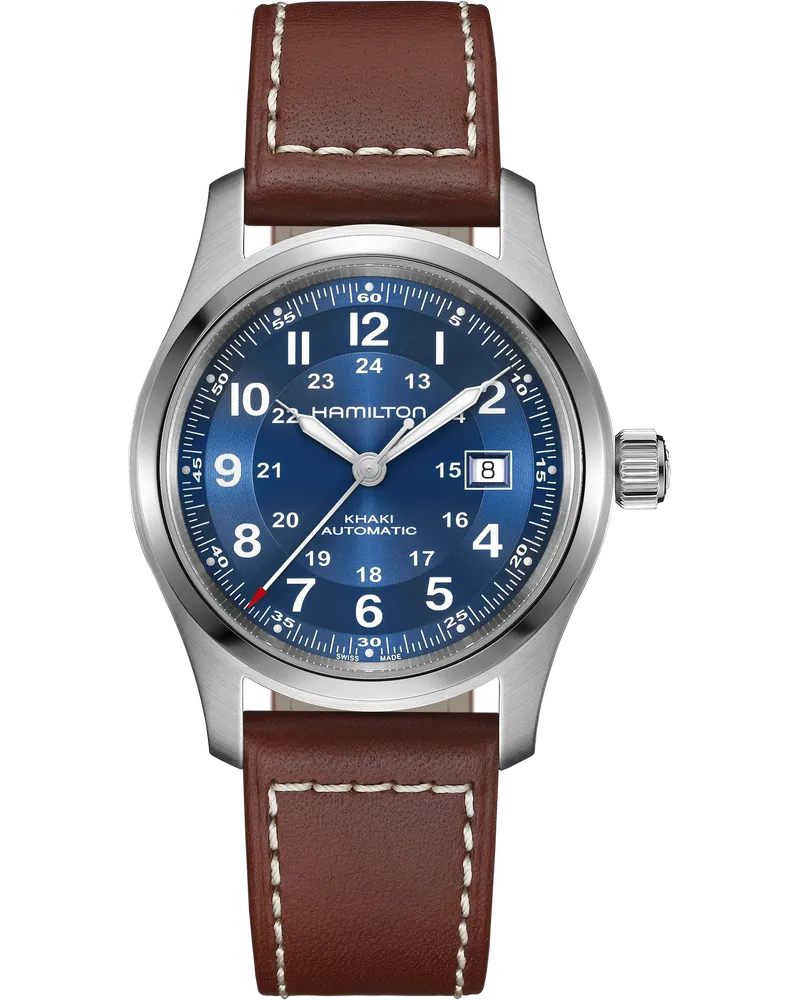 HAMILTON Khaki Field  Auto H70605540 Blau