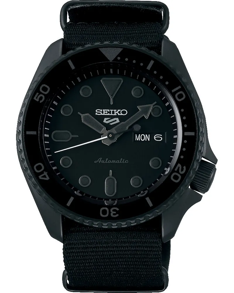 Seiko 5 Sports Style Automatic Herrenuhr SRPD79K1 Schwarz