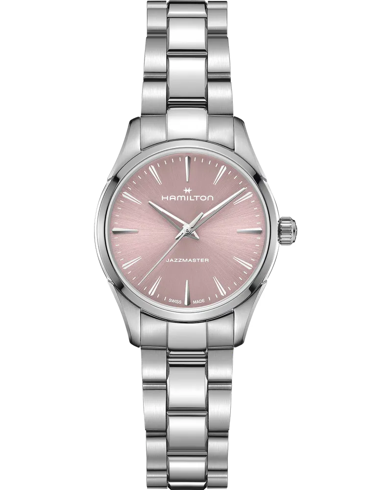 HAMILTON Jazzmaster Quartz 32 mm Rosa Damenuhr H32301171 Roségold