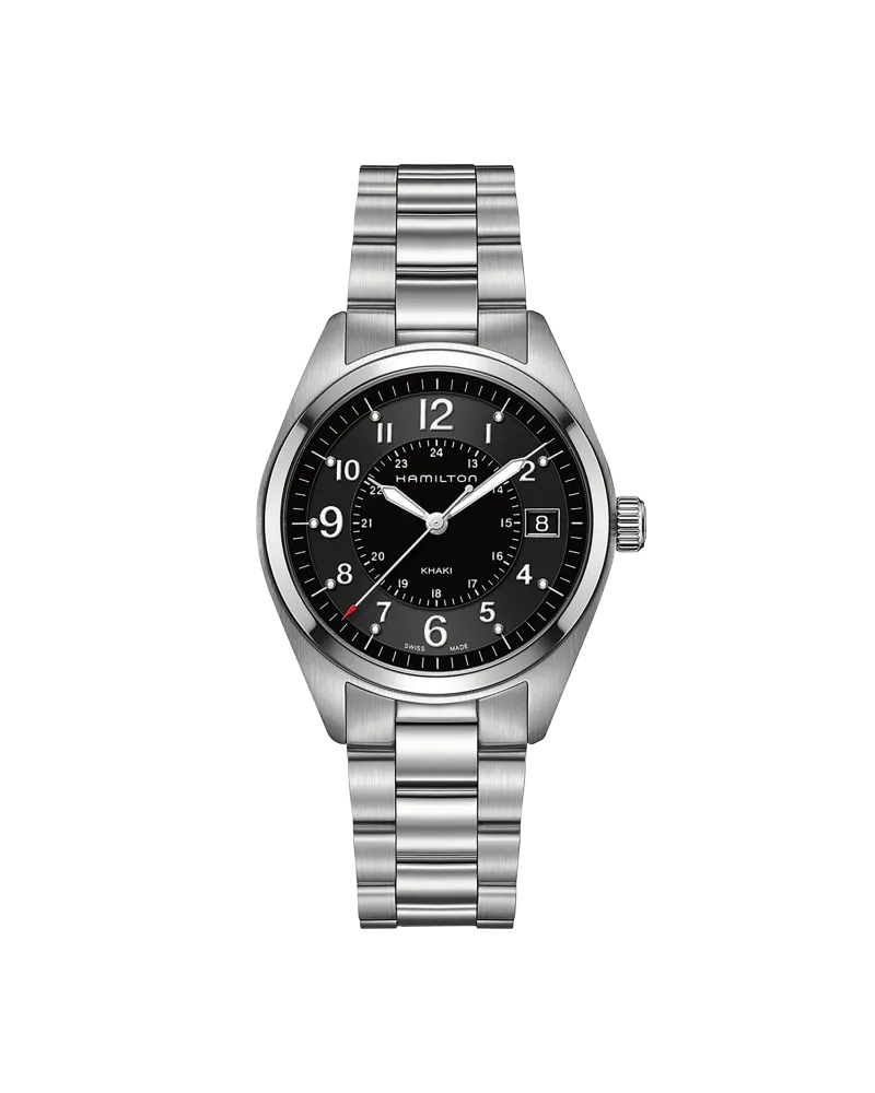 HAMILTON Khaki Field Quartz H68551933 Herrenuhr Schwarz