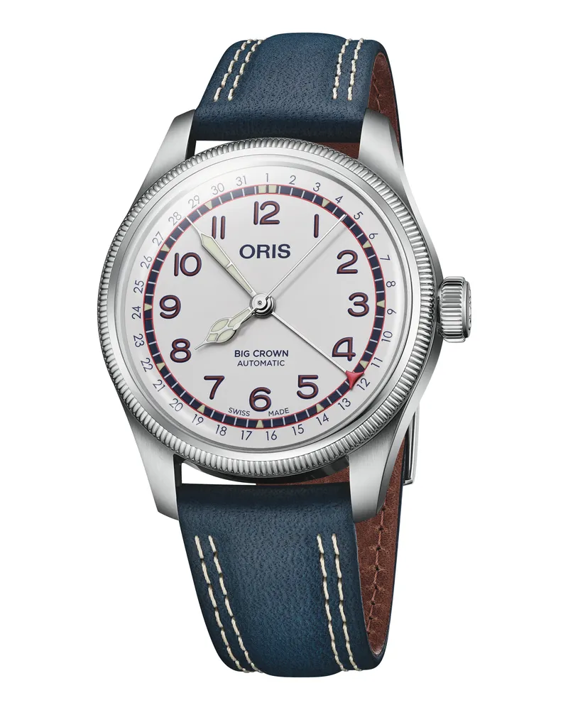 ORIS Herrenuhr Big Crown 01 754 7785 4081-Set Weiß