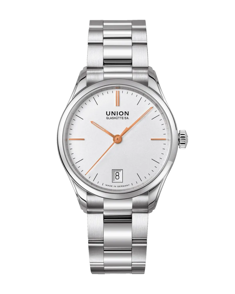 Union Glashütte Viro Date Damenuhr D011.207.11.031.01 Weiß