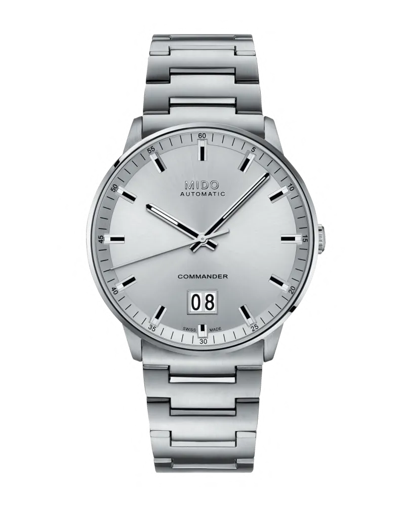 Mido Commander II Herrenuhr M021.626.11.031.00 Silber