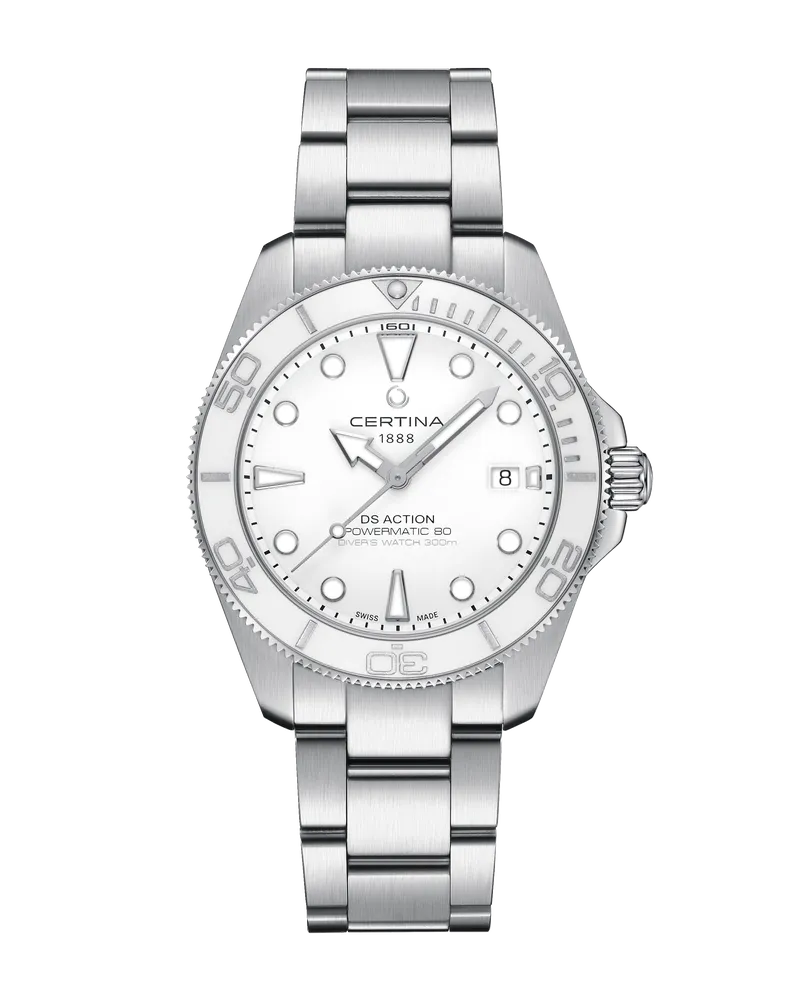 Certina DS Action 40.5mm Herrenuhr C048.407.11.011.00 Weiß