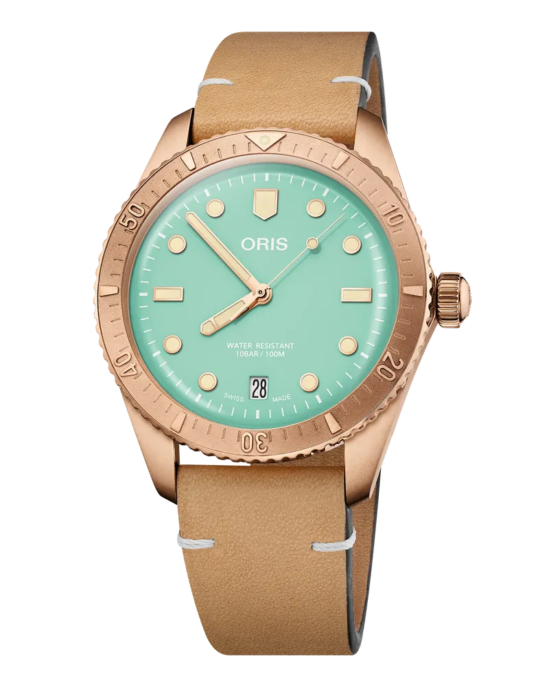 ORIS Divers Sixty‑Five Cotton Candy 38mm Herrenuhr 01 733 7771 3157-07 5 19 04BR 