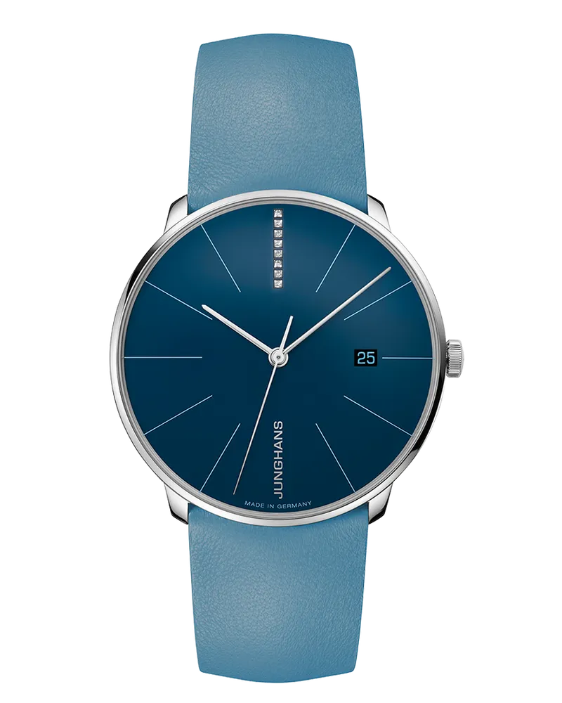 Junghans Meister fein Automatik  027/4356.00 Herrenuhr Blau