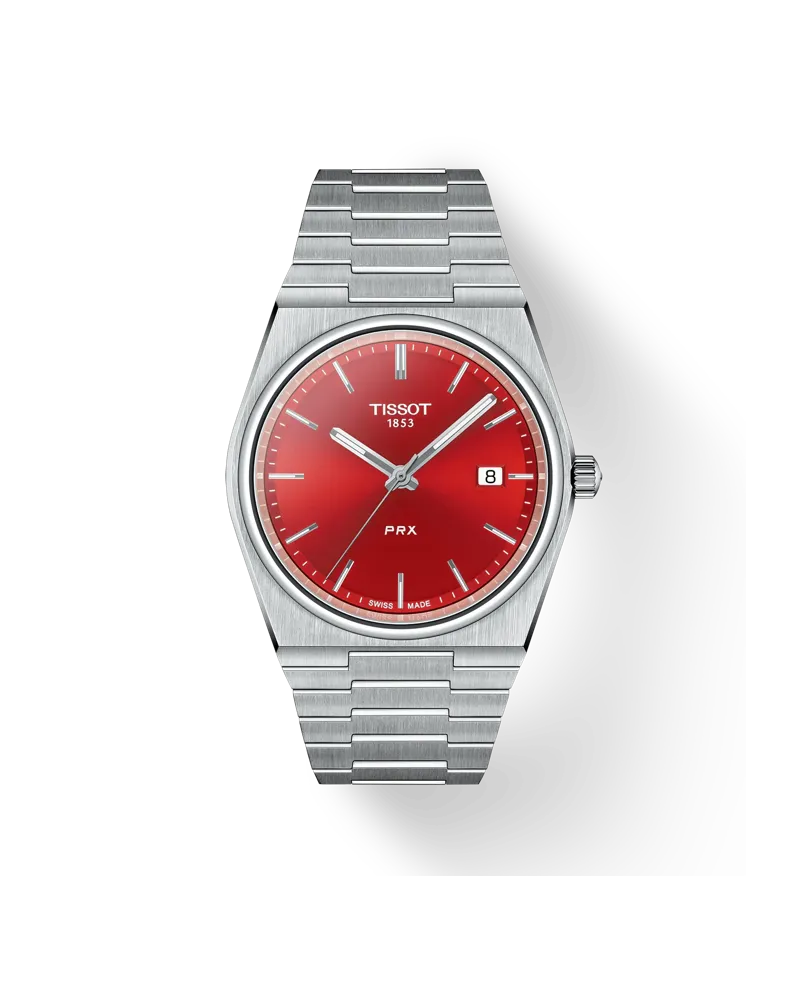 Tissot PRX Quarz T137.410.11.421.00 Herrenuhr Rot