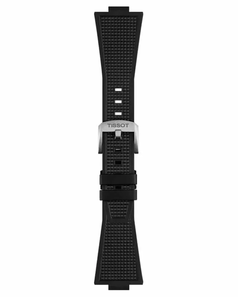 Tissot Ersatzarmband Silikon schwarz 12 mm für PRX T603.048.462 