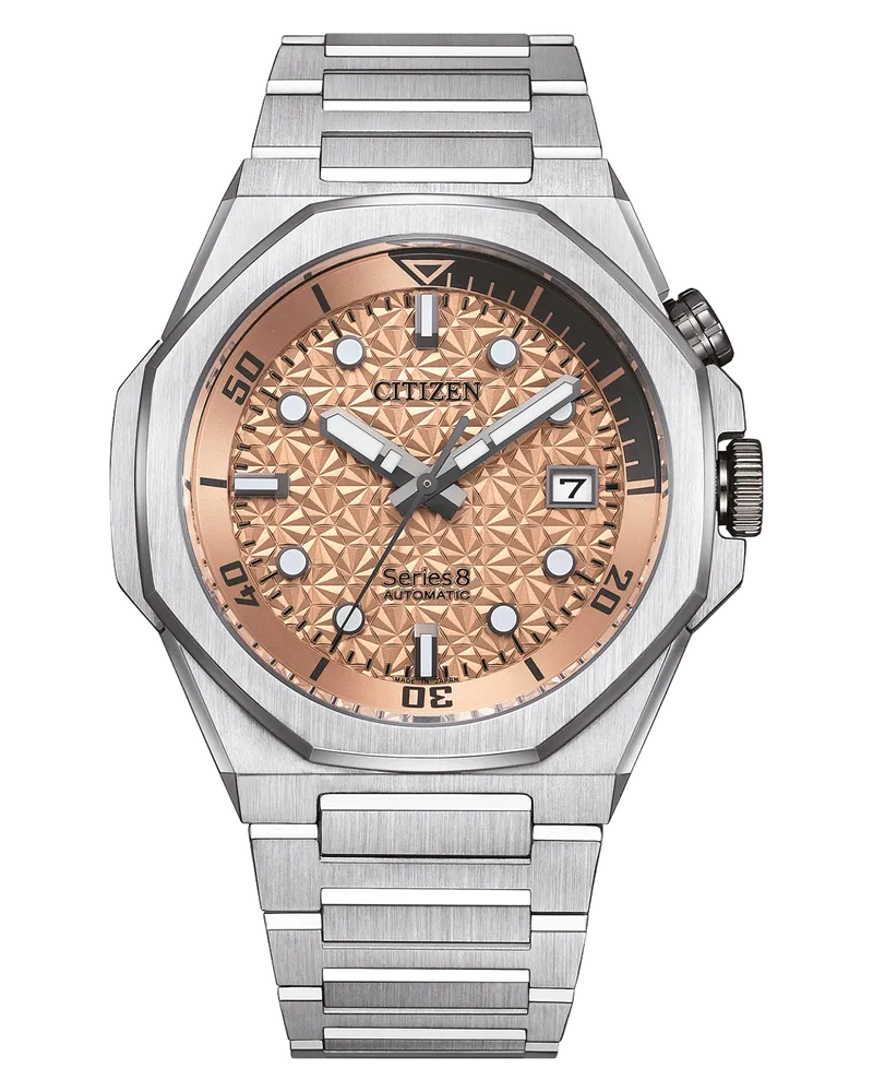 Citizen Series 8 Automatik Herrenuhr NB6066-51W Roségold