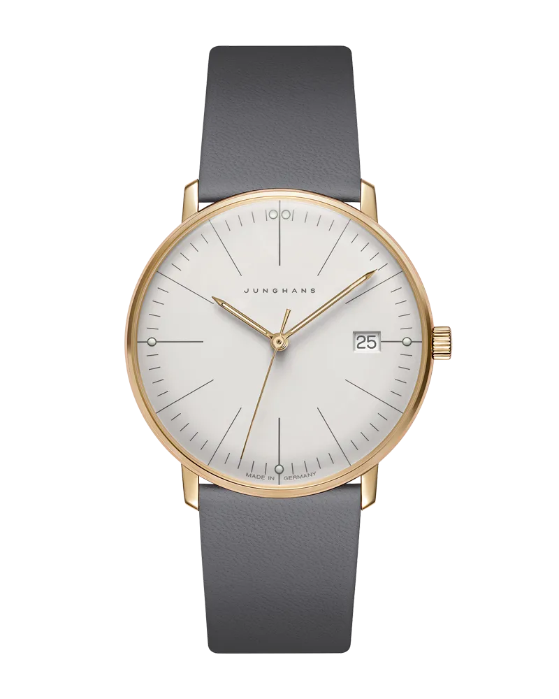 Junghans max bill Damen Saphirglas Damenuhr 047/7853.02 Weiß