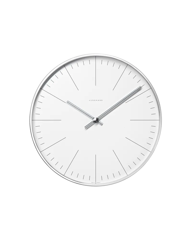 Junghans max bill Wanduhr Quarz 0367/6049.00 Weiß