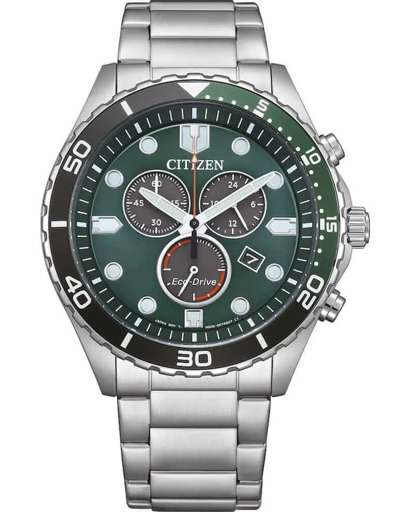 Citizen Eco-Drive Herrenuhr AT2561-81X Grün
