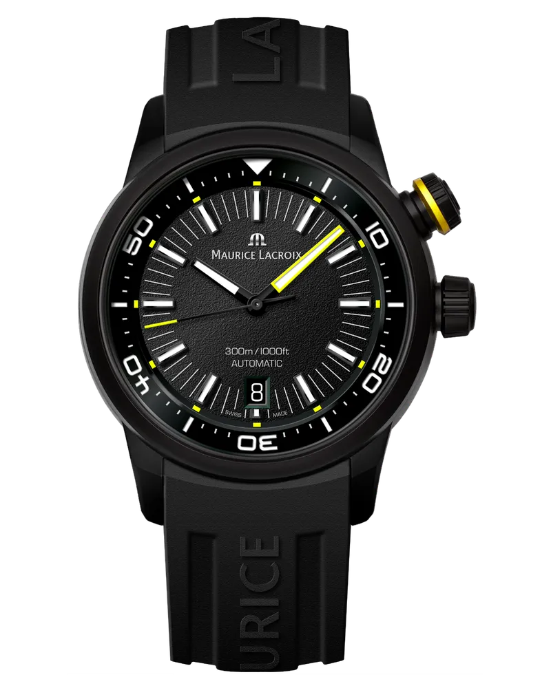 Maurice Lacroix Pontos Diver Herrenuhr PT6248-DLB00-330-2 Schwarz