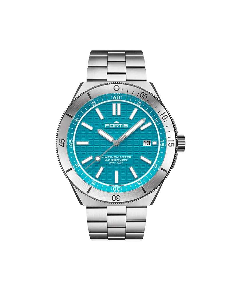 FORTIS Marinemaster M-40 Serenity Blue Herrenuhr F8120004 Blau