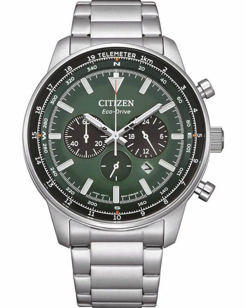 Citizen Eco-Drive Herrenuhr CA4500-91X Grün