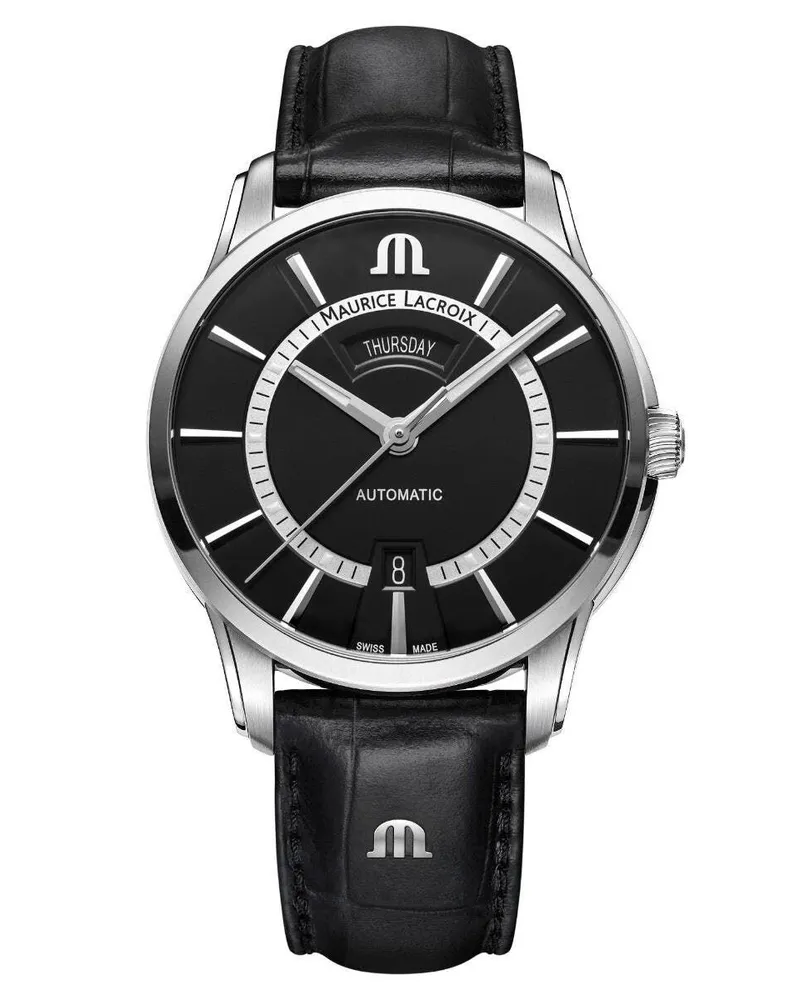 Maurice Lacroix Pontos Day Data Herrenuhr PT6358-SS001-332-2 Schwarz