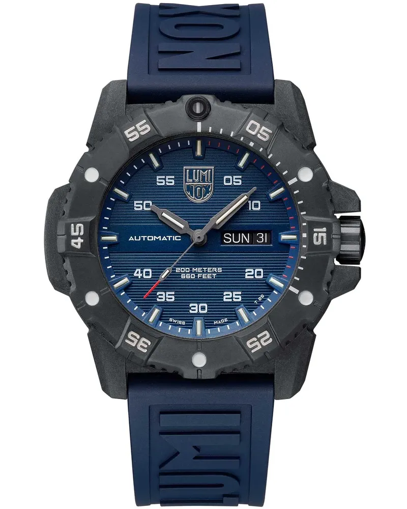 Luminox MASTER CARBON SEAL AUTOMATIC 3860 SERIES Herrenuhr Blau