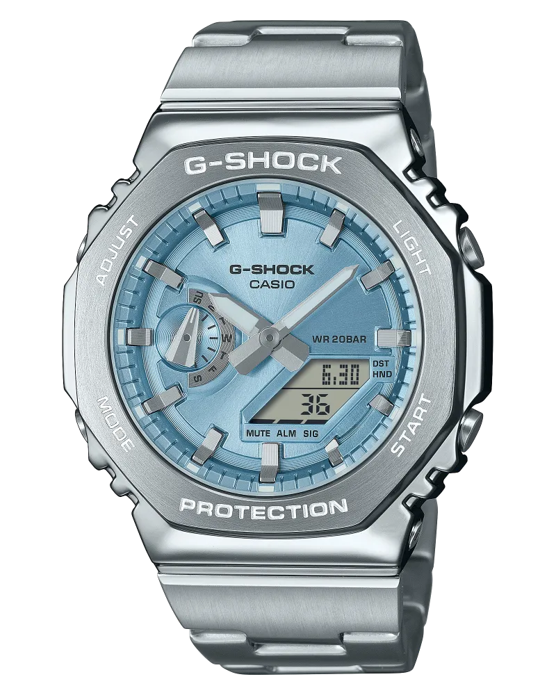 Casio Classic Herrenuhr GM-2110D-2AER Blau