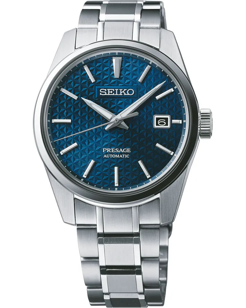 Seiko Presage Automatik Sharp Edged Herrenuhr SPB167J1 Blau