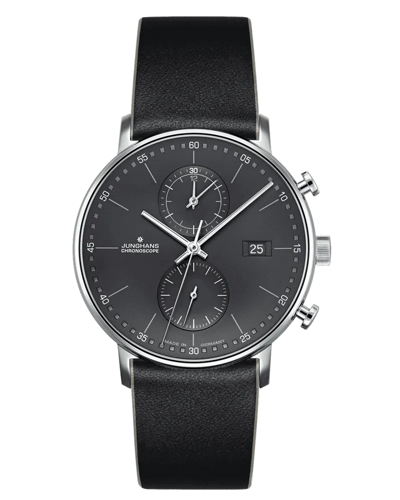 Junghans FORM C 041/4876.00 Herrenuhr Schwarz