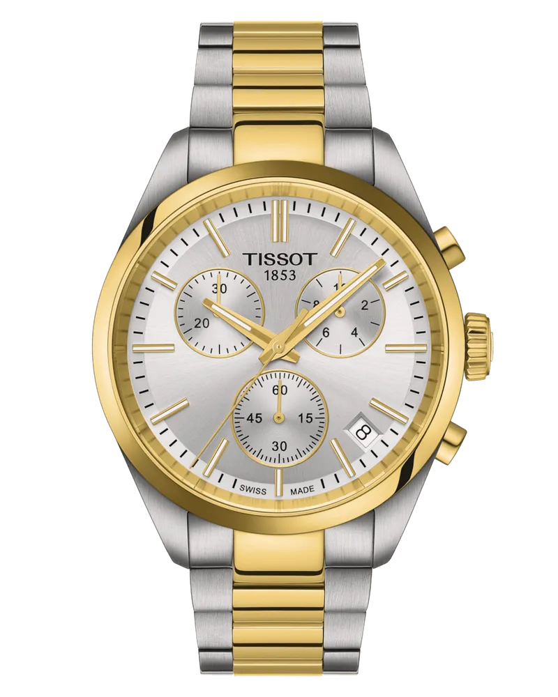 Tissot PR 100 Chronograph Herrenuhr T150.417.22.031.00 Silber