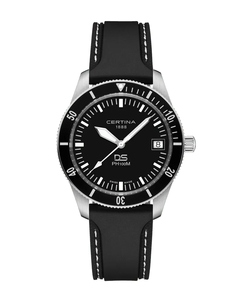 Certina DS PH100M Quarz Herrenuhr C044.410.17.050.00 Schwarz