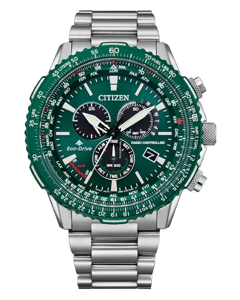 Citizen Herrenuhr Promaster Eco-Drive CB5004-59W Grün