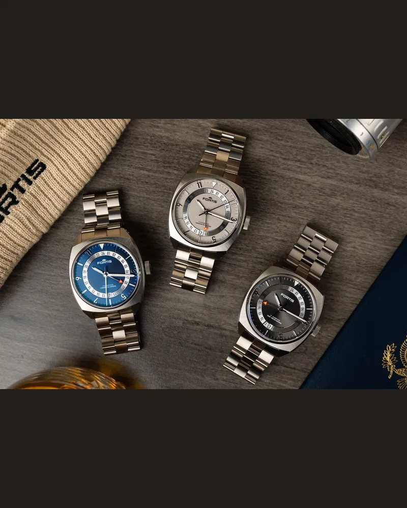 FORTIS VAGABOND V-40  Blue Dusk Herrenuhr F6660002 Blau