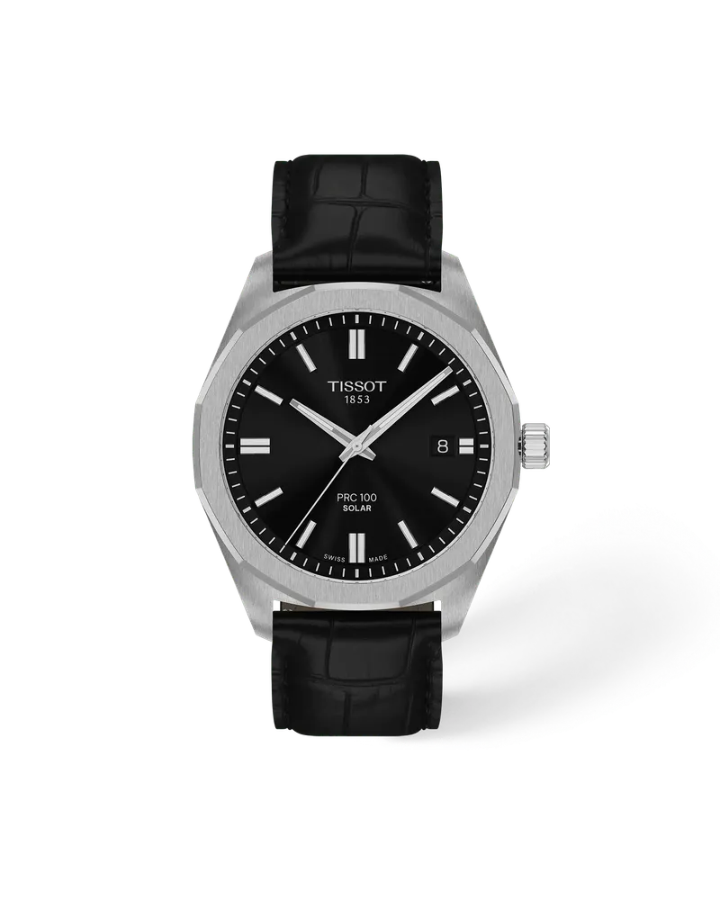 Tissot Herrenuhr Tissot PRC 100 Solar 39mm Schwarz