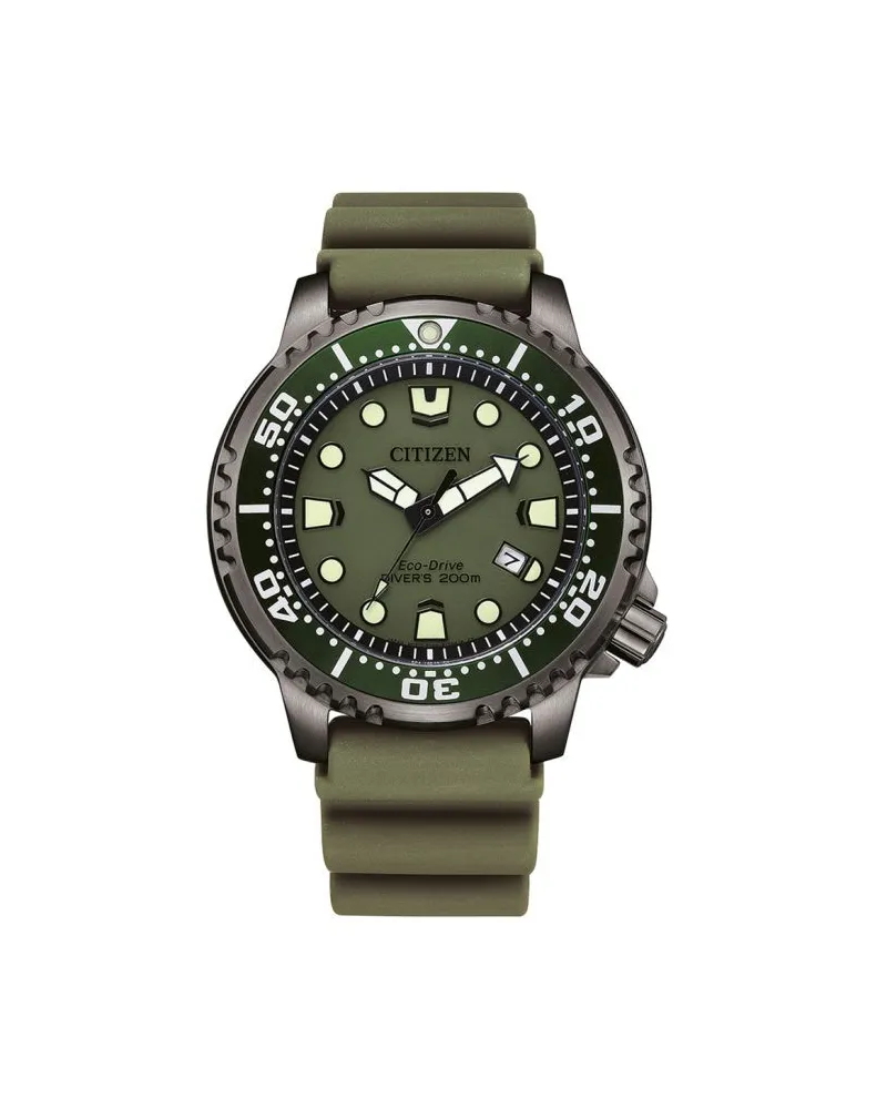 Citizen Promaster Taucheruhr Eco-Drive Herrenuhr BN0157-11X Grün