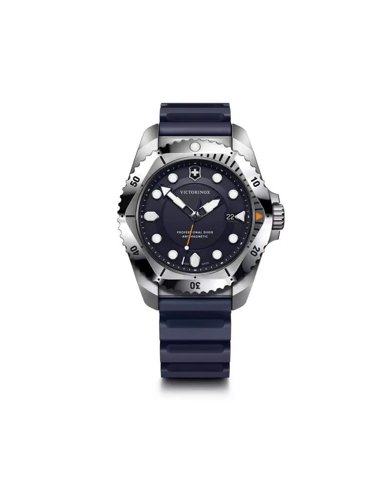 Victorinox Dive Pro Quartz Three hands Steel Herrenuhr 241991 Blau