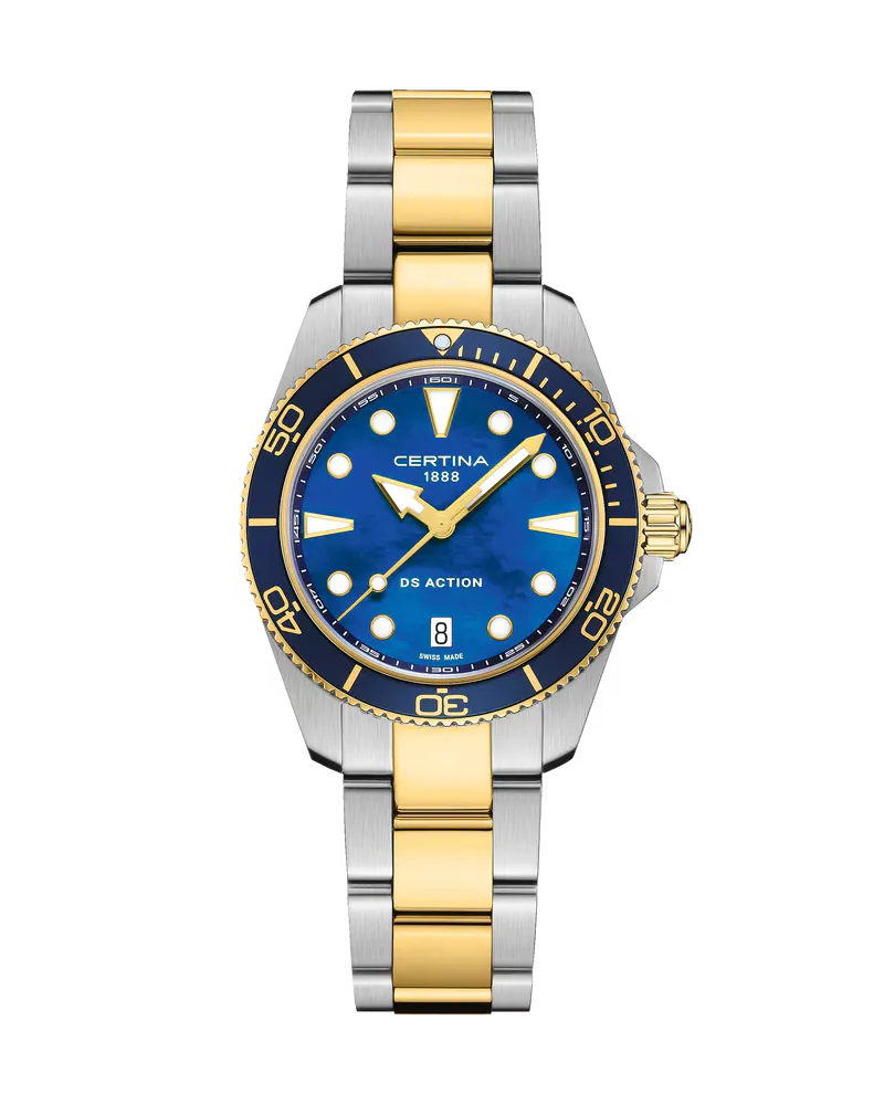 Certina DS Action 34.5mm Damenuhr C048.210.22.131.00 Perlmutt