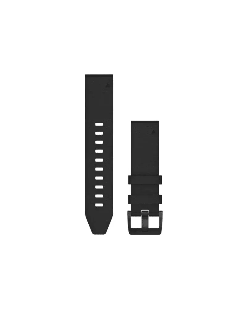 Garmin Epix/Fenix Ersatzarmband Leder QuickFit schwarz 010-12740-01 