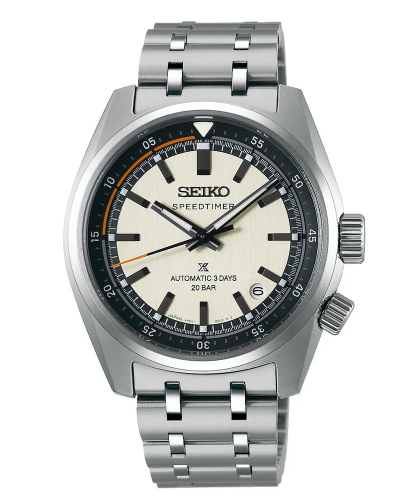 Seiko Speedtimer Automatic Herrenuhr SPB513J1 Weiß