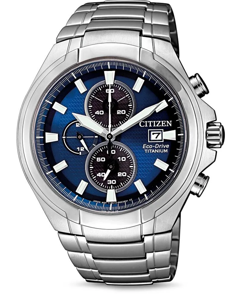 Citizen Herrenuhr Hau Titan Chron CA0700-86L Blau