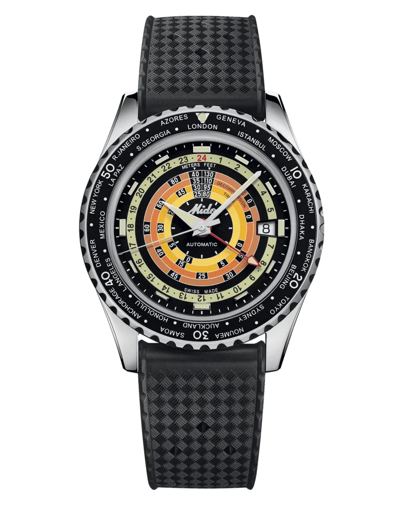 Mido Ocean Star Decompression Worldtimer Herren 