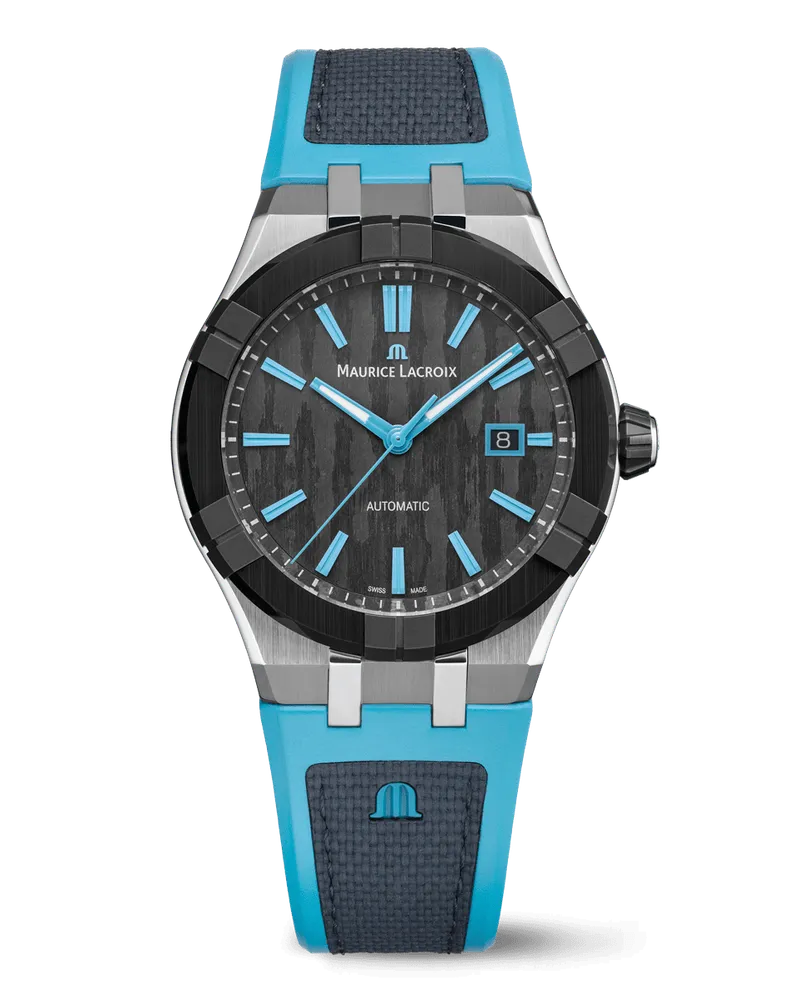 Maurice Lacroix AIKONIC Craftmanship 43MM Herrenuhr AC6008-SSL40-331-4 Schwarz