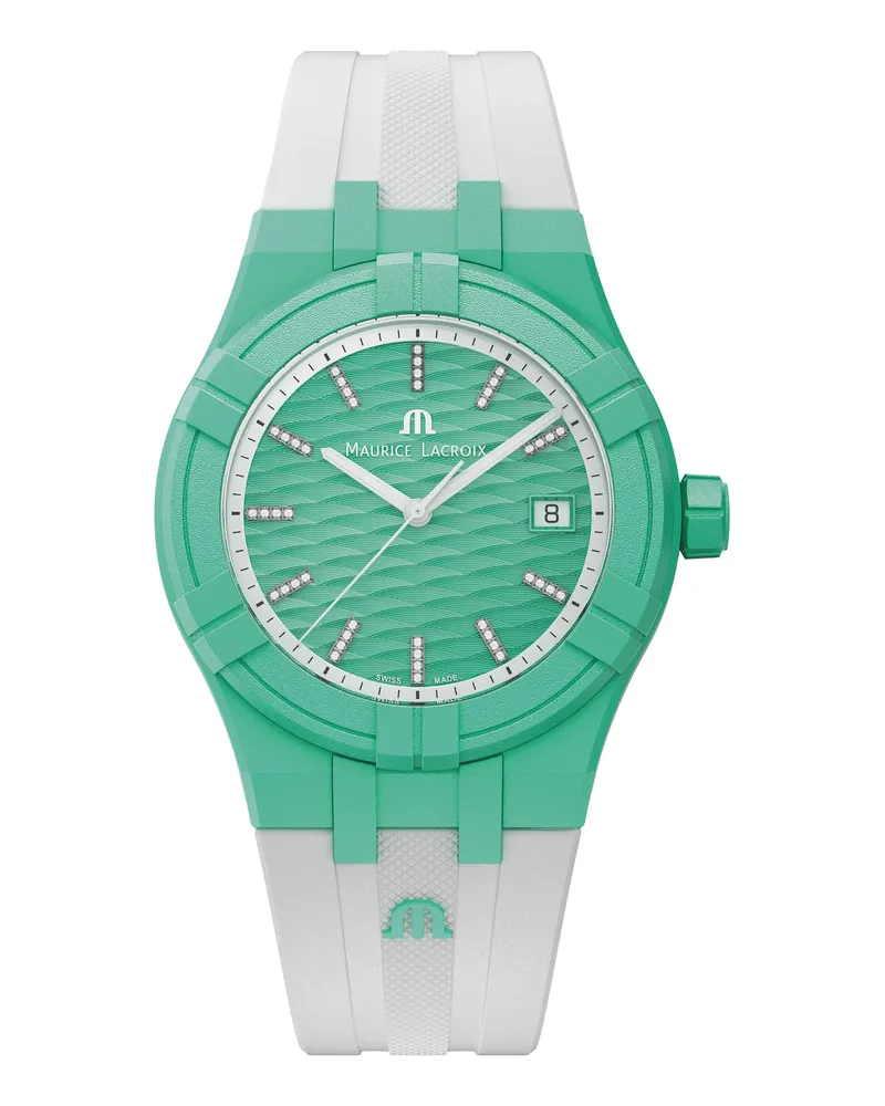 Maurice Lacroix Aikon Tide Date Herrenuhr AI2008-CCCC1-3A0-0 Grün