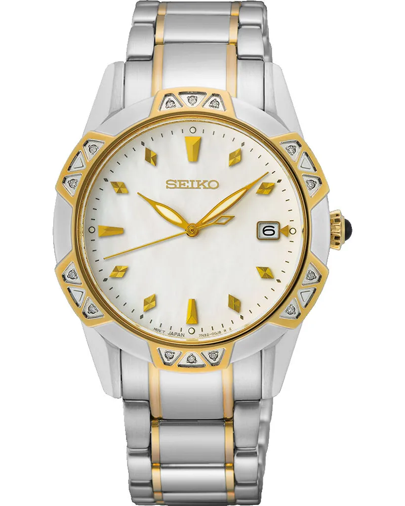 Seiko Klassik Solar SKK728P1 Damenuhr Weiß