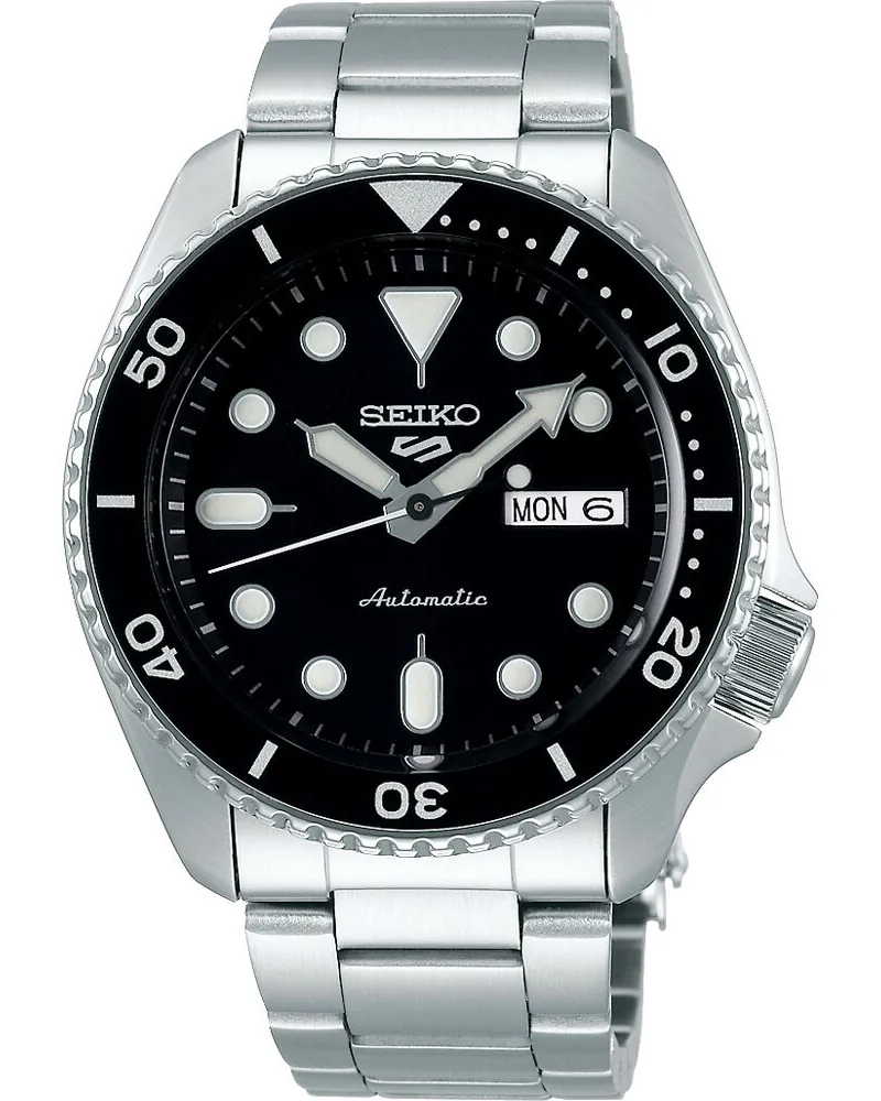 Seiko 5 Sports Style Automatic Herrenuhr  SRPD55K1 Schwarz