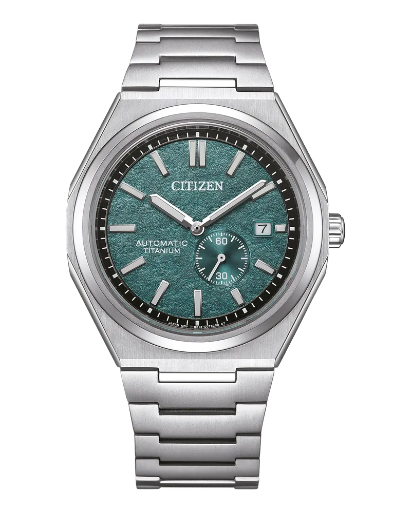 Citizen Automatik Titanium  Herrenuhr NJ0180-80X Grün