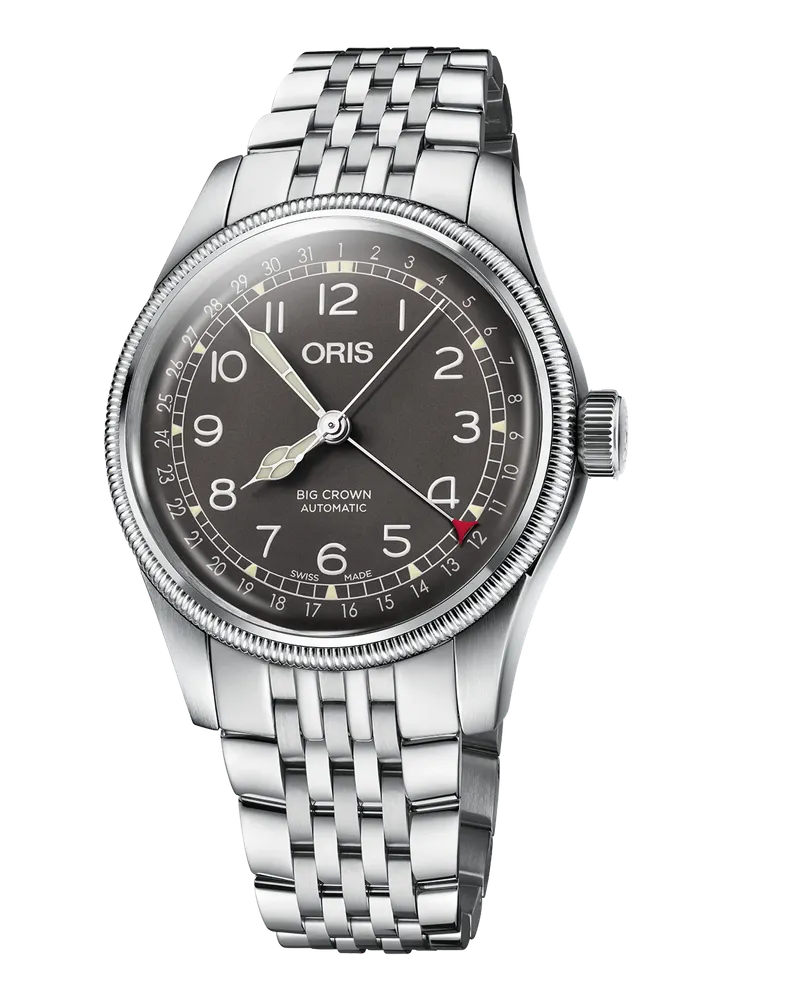 ORIS Big Crown Pointer Date 40mm Automatik Edelstahlarmband Herrenuhr 01 754 7741 4064-07 8 20 22 