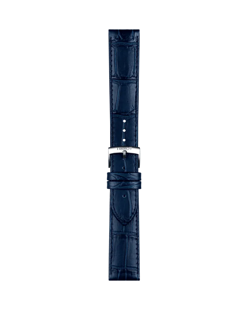 Tissot Ersatzarmband Leder blau 