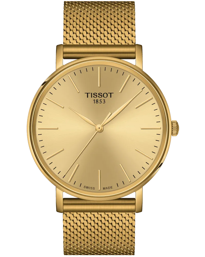 Tissot Everytime Gent Damenuhr T143.210.33.021.00 Gold