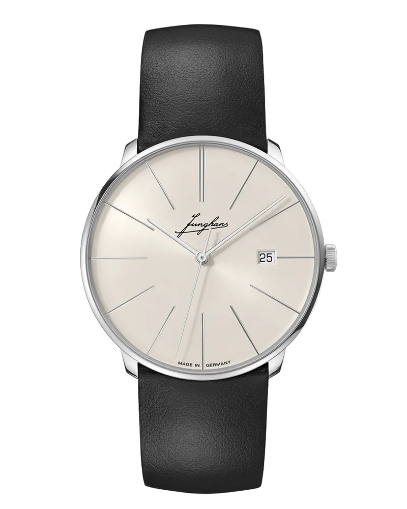 Junghans Meister fein Automatik Signature Herrenuhr 27-4355.00 Beige