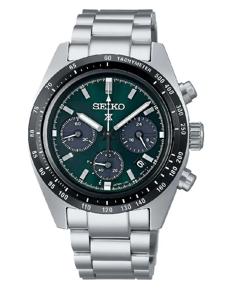 Seiko Prospex Speedtimer Chronograph Herrenuhr SSC933P1 Grün