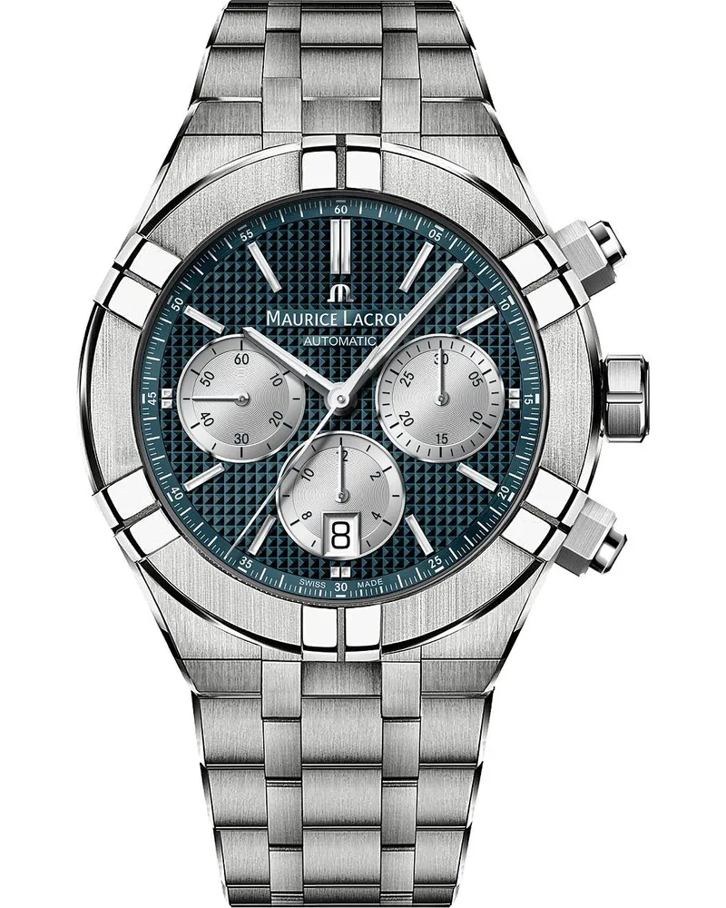 Maurice Lacroix Aikon Chronograph Limited Edition AI6018-SS002-630-1 Dunkelblau